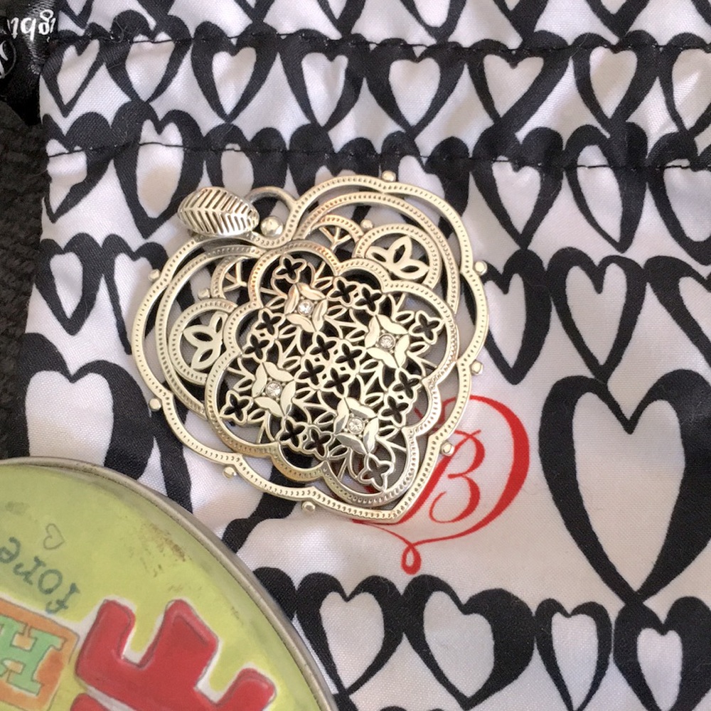 BRIGHTON 2 inch heart pendant